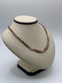 14k Tri-Color Necklace