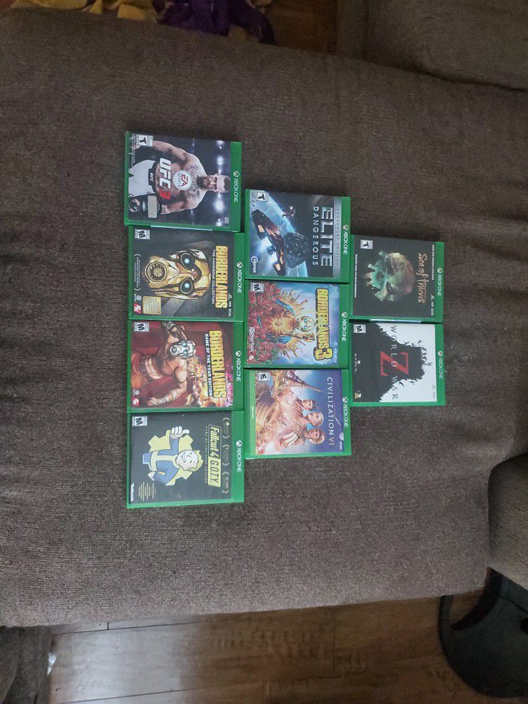 9 XBOX 1 GAMES!!!! ALL IN AMAZING CONDITION!!