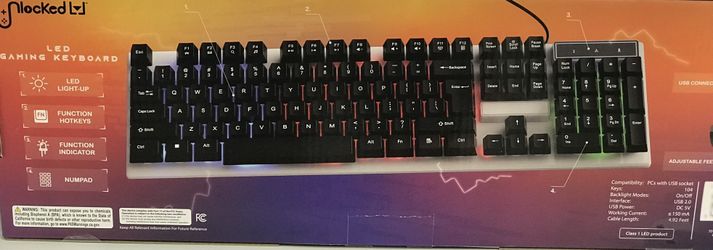Led Gamer keyboard 