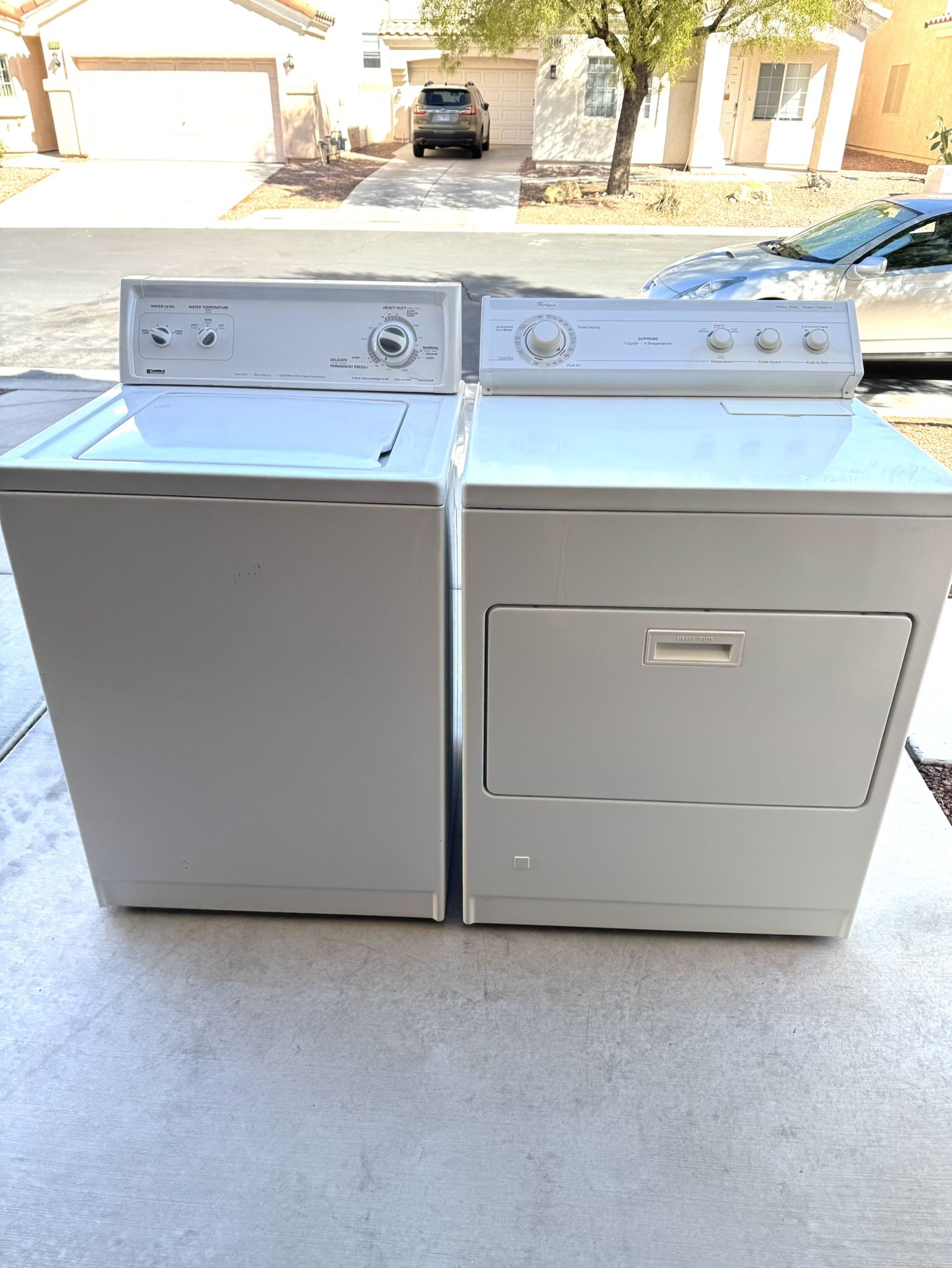 Washer and Gas Dryer Combo