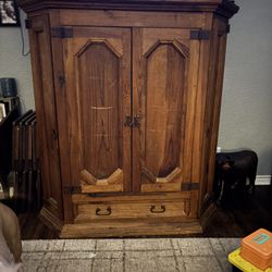 Solid Wood Entertainment Center