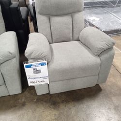 Austen Grey Recliner Available @ American Freight In Bryan TX !