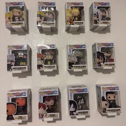 naruto funko pop lot