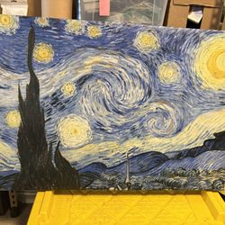 Vincent van Gogh's The Starry Night 36”x24” 