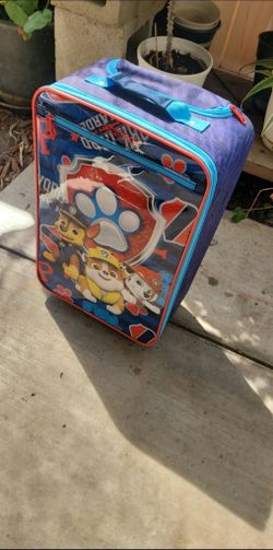 Paw Patrol American Tourister 18" Kids Rolling Carry On Softside Suitcase