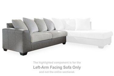Clairette Court Alloy LAF Sofa   3150366