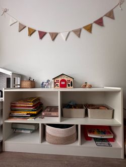 Toy Storage Organizer for Kids/ bookshelf/ TV stand