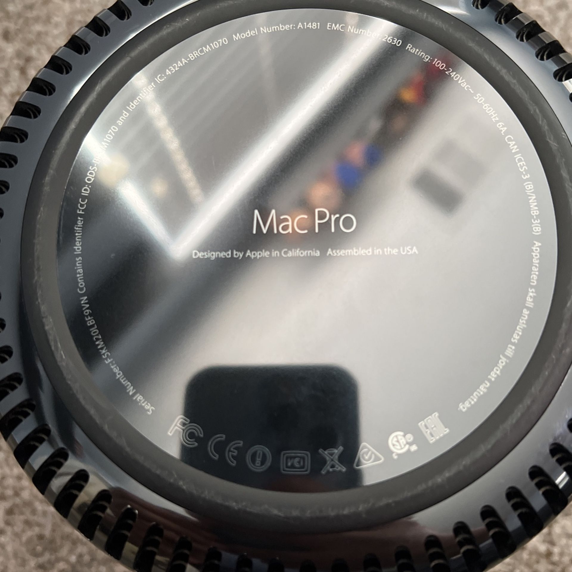 Mac Pro Late 2013 - Apple Mac Pro Late 2013 A1481 Xeon E5 Quad