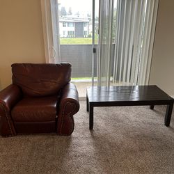 Recliner & Coffee Table
