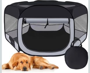 Dog Cat Playpen,Portable Pet Puppy Playpen,Rabbit Puppy Dog Play Pen for Indoors,Dogs Tent for Indoor Cats,Kitten Playpen,Collapsible Small Cats Crate