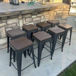 8 Stools For Sale 