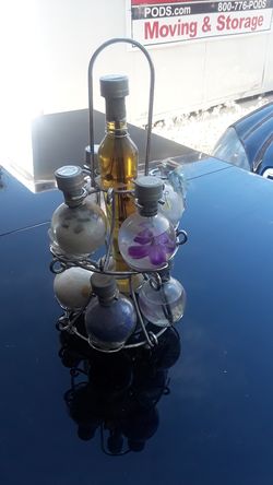 Decorative bath oils and salts