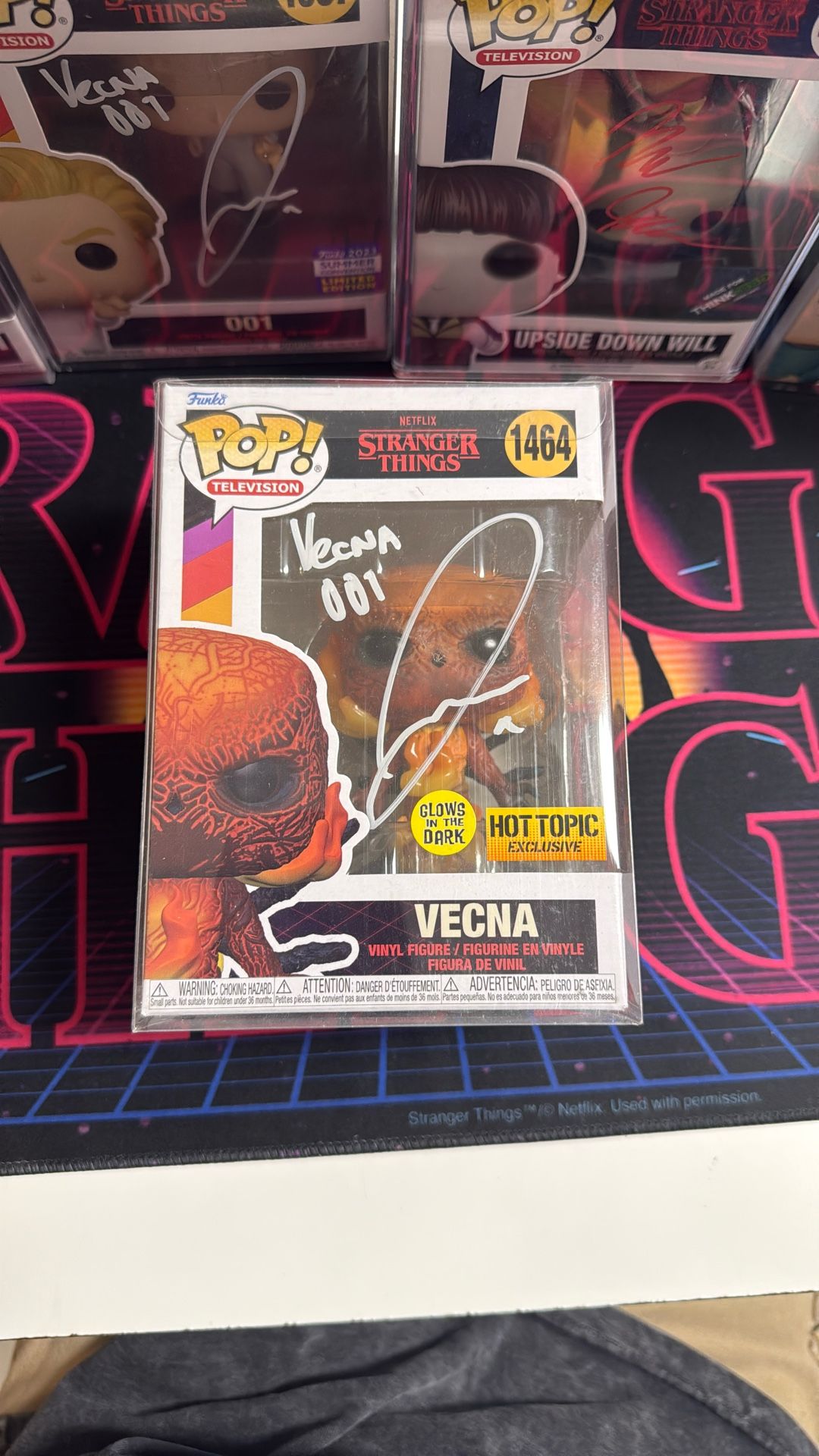 Stranger Things Vecna Signed Funko
