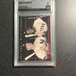 Mantle / Mays ‘51 U.D. Rookie Standouts Card
