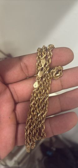 10k gold rope chain