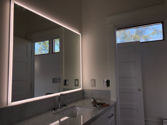 LED bathroom mirror