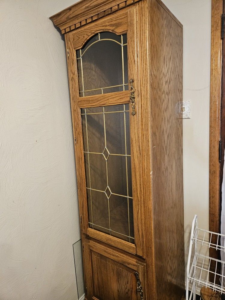 Curio Cabinet Glass China Hutch