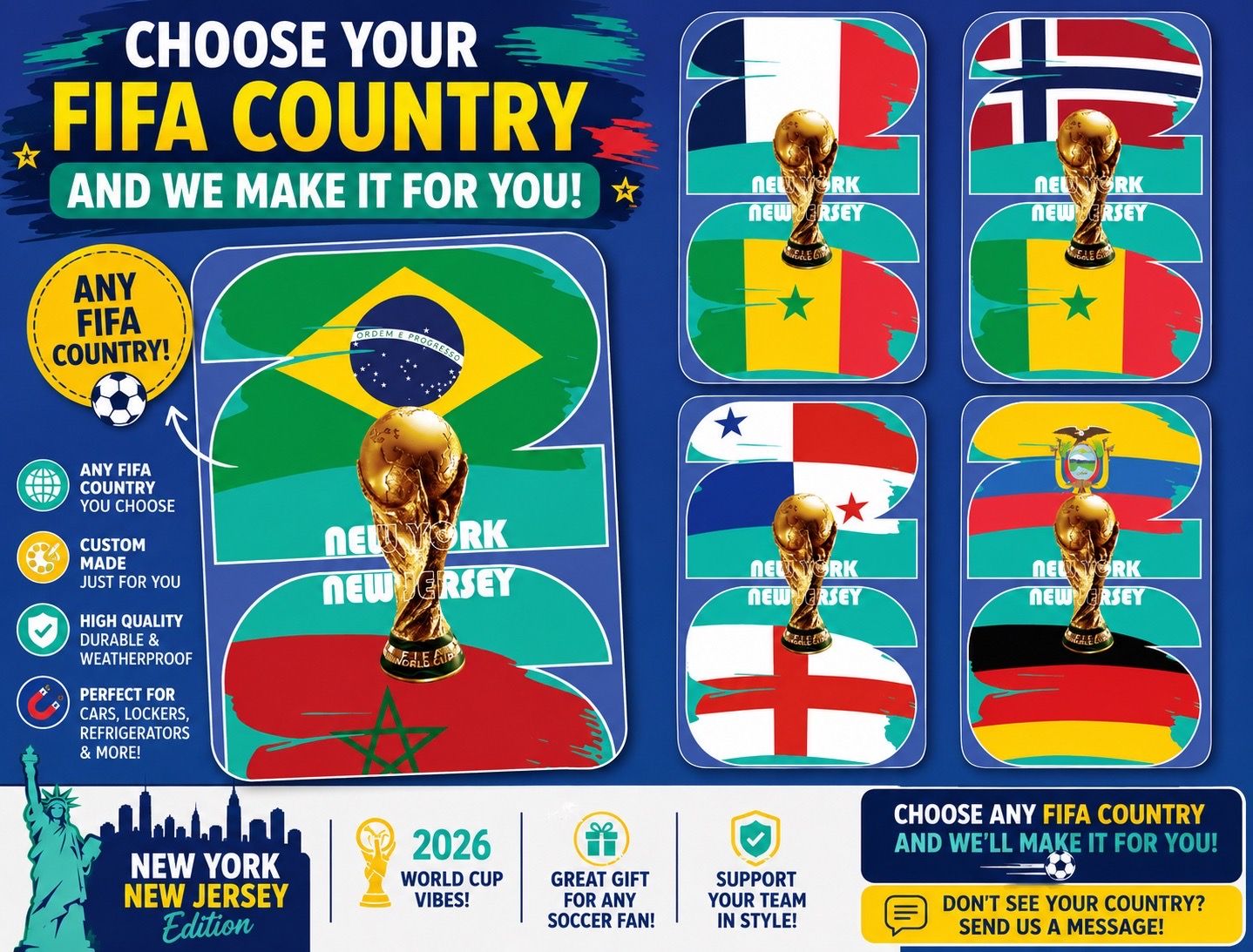 FIFA WORLD CUP MAGNETS