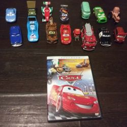 Cars Dvd Cars Toy Lot