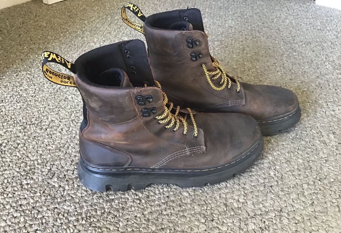 Doc Martens Tarik’s Brown Horse Leather Boots Utility Work Snow
