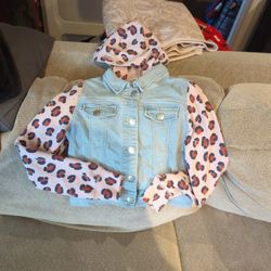 Toddler's Jean Jacket With Hood