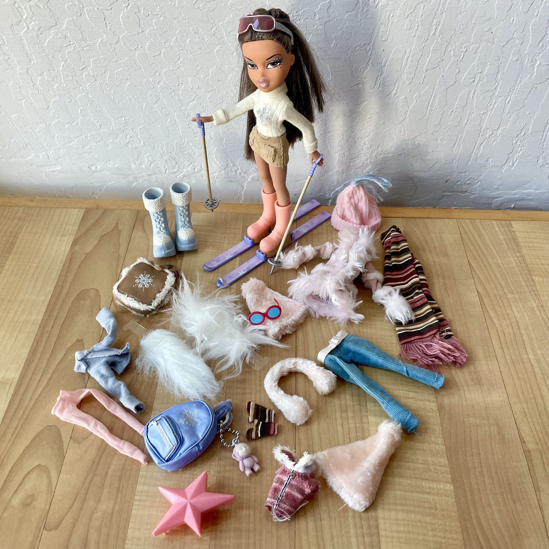Vintage 2004 Bratz Yasmin Doll Wintertime Wonderland Collection