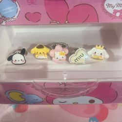 Sanrio Ring Set All For $15