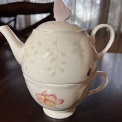 🦋LENOX Butterfly Meadow “Tea for One” Set NEW