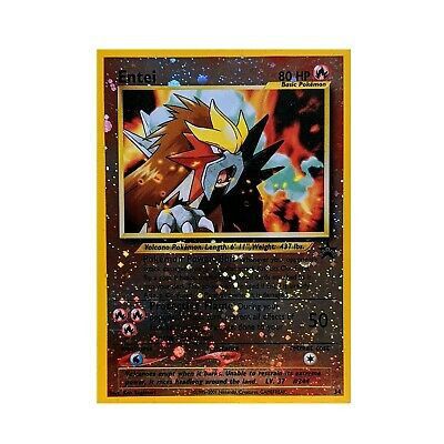 Pokemon Entei Black Star Movie Promo #34 Card