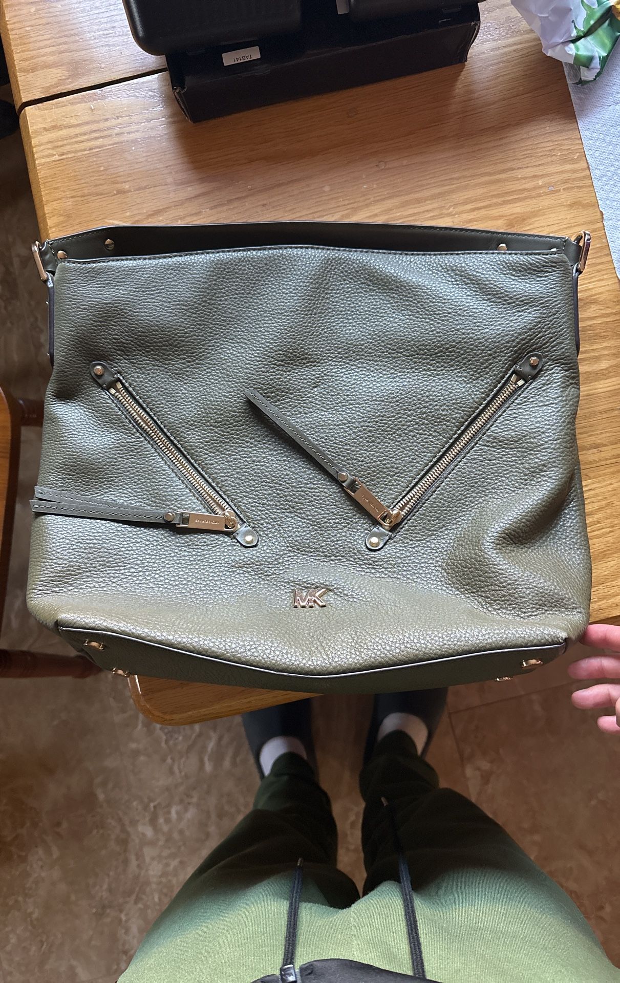 Michael Kors Evie Leather Large Hobo Bag