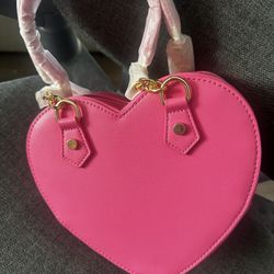 Ustyle Brand  Hot Pink Heart Purse 🩷 From Fashion Nova