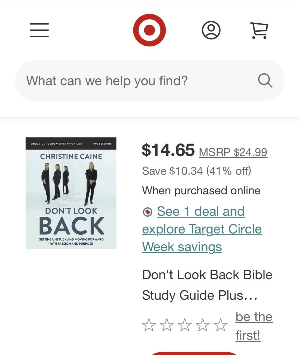 Study guide Don’t Look back By Christine Cain