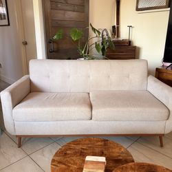 Modern Heather Gray Couch - Used 