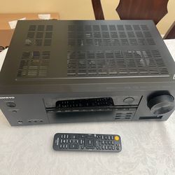 Onkyo TX-SR393 4K hdmi home theater receiver 5.2 channels