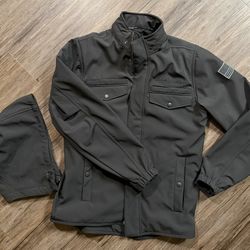 SNAP-ON JACKET/BLACK