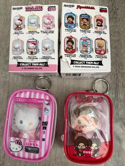 Rokimoto chase Hello kitty, Monchichi (New)