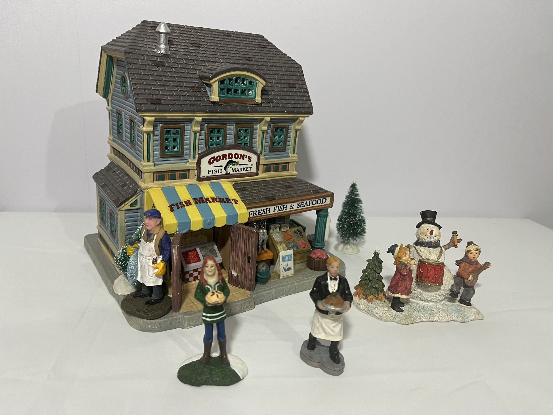 Gordon's Fish Market Christmas Village Figurine