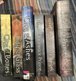 6 Books From City Of Bones Series By Cassandra Clare