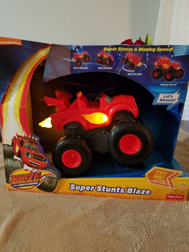 Super stunts blaze truck