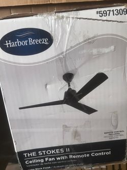 Ceiling Fan 3 Blade with Remote No Light