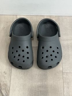 Crocs Toddler Classic Clog - Slate Grey - Size C9