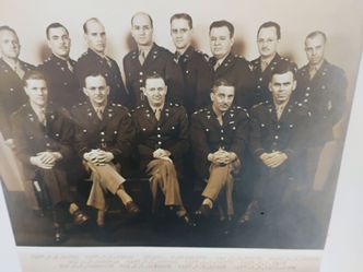 WW2 army medical officers photos all named