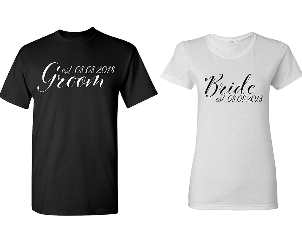 Groom And Bride Shirts- $30/Set