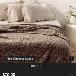 Full/Queen Boucle Blanket Warm - Casaluna™