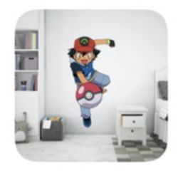 Ash Ketchum Wall Decal Sticker