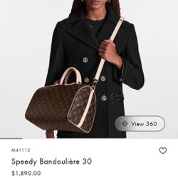 Louie Vuitton Speedy BANDOULIERE 30 