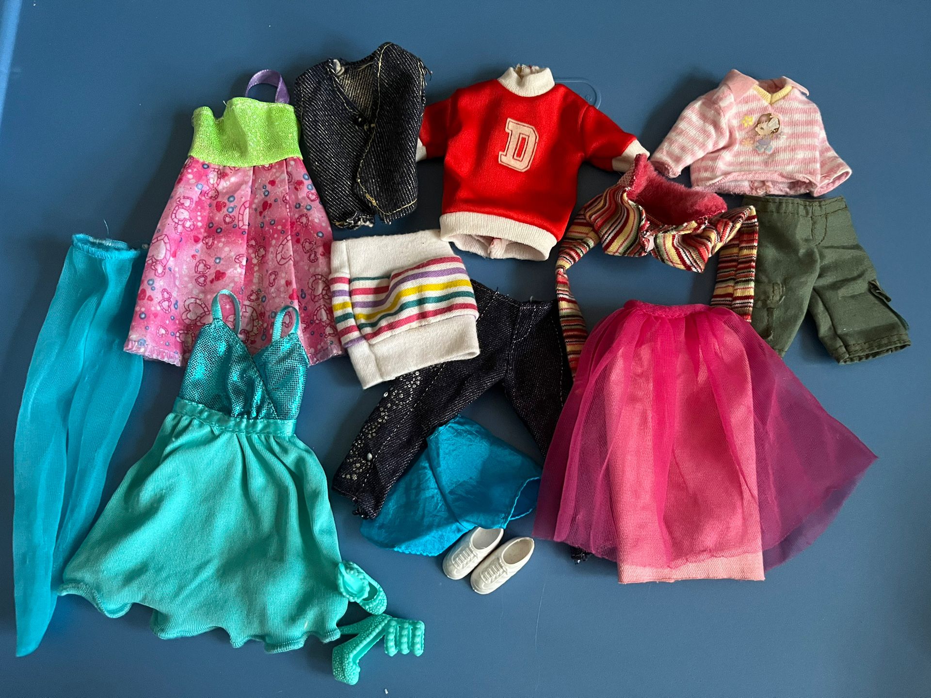 Barbies Clothing Incl Harley Davidson Outfit