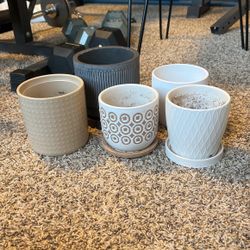 Various Small Plant Pots