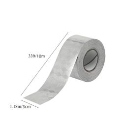 1 Roll Aluminum Foil Tape, Caulk Strip, Self Adhesive Waterproof Wildewproof Repair Duct Tape, For Bathtub, Bathroom Shower, Toilet Kitchen, Basin Edg