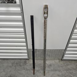 Two Winch Bars In Good Condition 